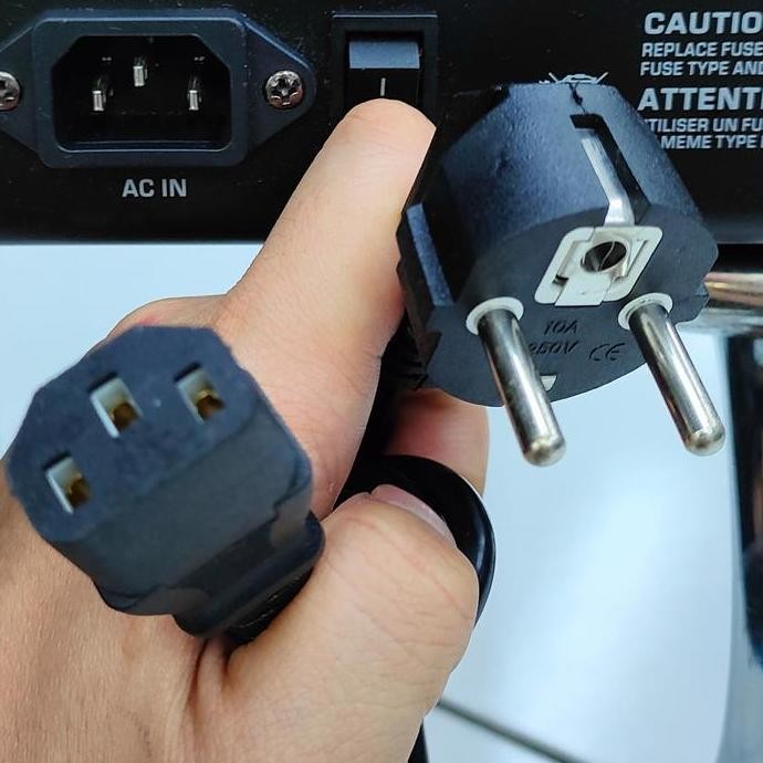 DF167>> Kabel power speaker aktif huper