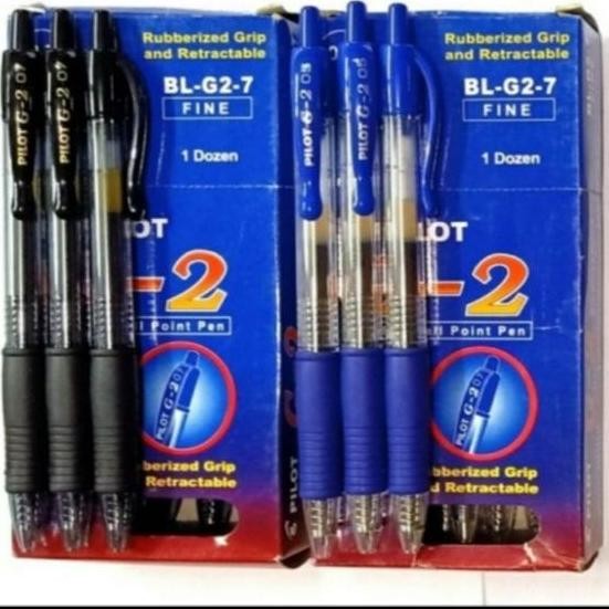 Balpoin Pilot G2/Pen Pilot/Pulpen Pilot G2 Hitam Dan Biru