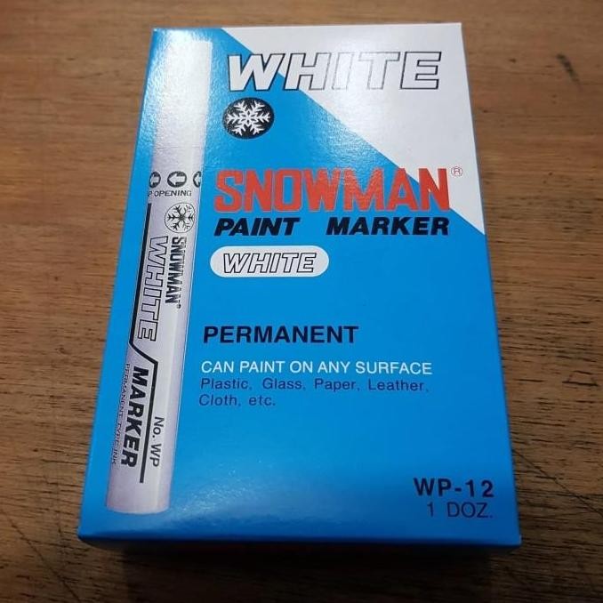 Spidol Snowman Paint Marker White