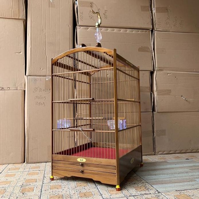 SANGKAR KANDANG KOTAK BNR JATI PREMIUM TIANG KOTAK NO 1 DAN 2 murah
