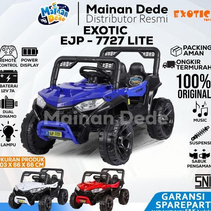 Mainan Mobil Aki Anak Jeep Exotic Ejp-7727 Ejp-7707 Ejp-7707+ Ejp-7749+ Ejp-7751+ Ejp-7732 Ejp-7732+