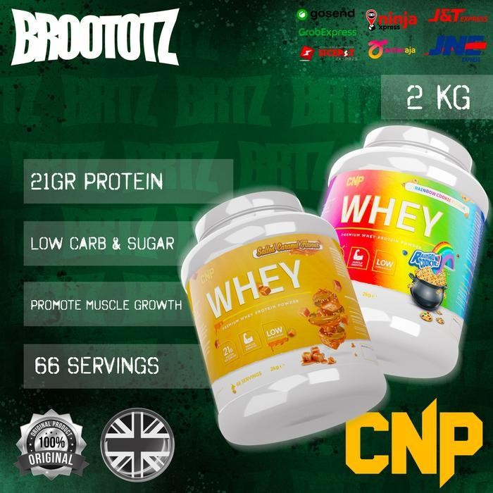 CNP Whey Protein Shake Powder 66 Servings 2kg Premium Whey Protein Susu Gym Susu Kebugaran Susu Olah