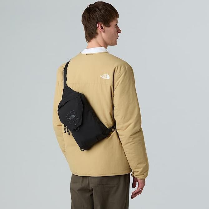 The North Face Glen Canyon Sling Bag Black Tas Selempang Tas Traveling Hiking Trekking Original