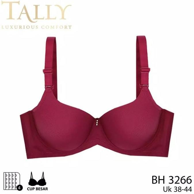 Tally Bh Jumbo Bra Busa Tipis Berkawat Cup D