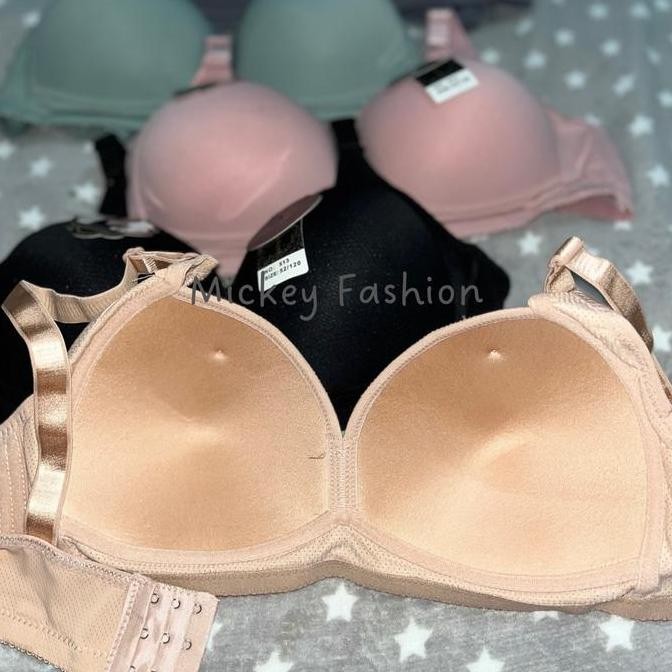 2Pcs Bra Jumbo Berpori Cup D Ukuran 46-52