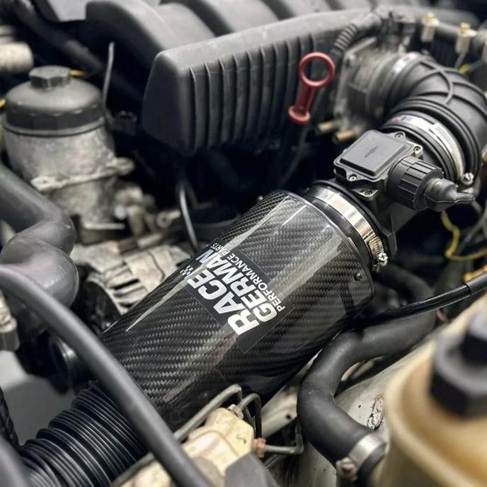open filter BMW E36 E46 E30 E39 M50 M52 M54 carbon cold air intake