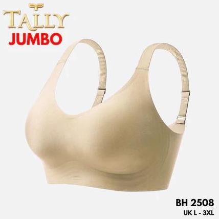Bra / Bh Seamless Cup C/D T4Lly Size L-3Xl (38-44) Tanpa Kawat Busa Tipis | Bra Seamless | Beha Olah