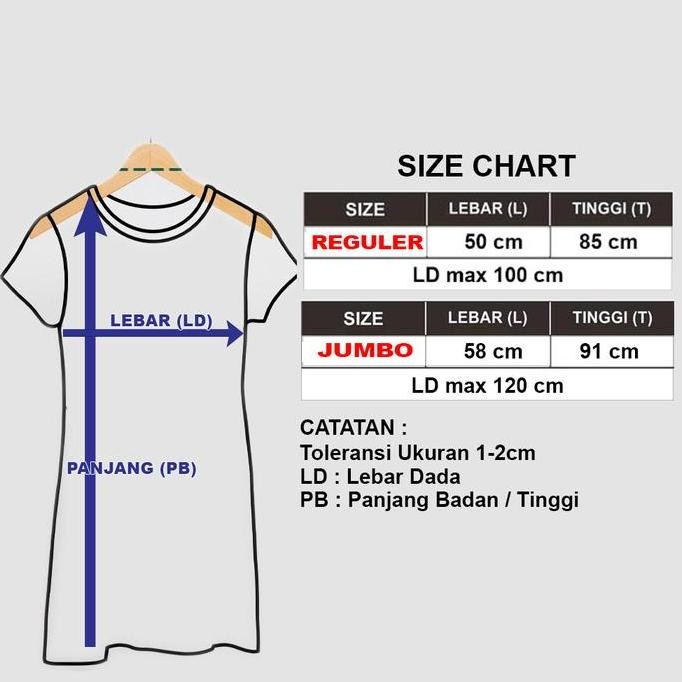 Daster Kaos Murah Meriah Bahan Adem Katun Lembut Cool