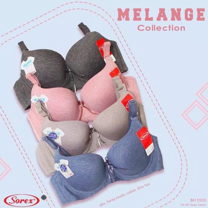 Bra Bh Sorex Kawat Cup B/C Art. 11105 Top Brand Original Size 34~40