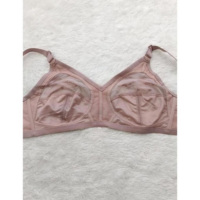 Bra Tanpa Kawat Kally B001 - Tanpa Busa - Cup C-D - Size 36-46