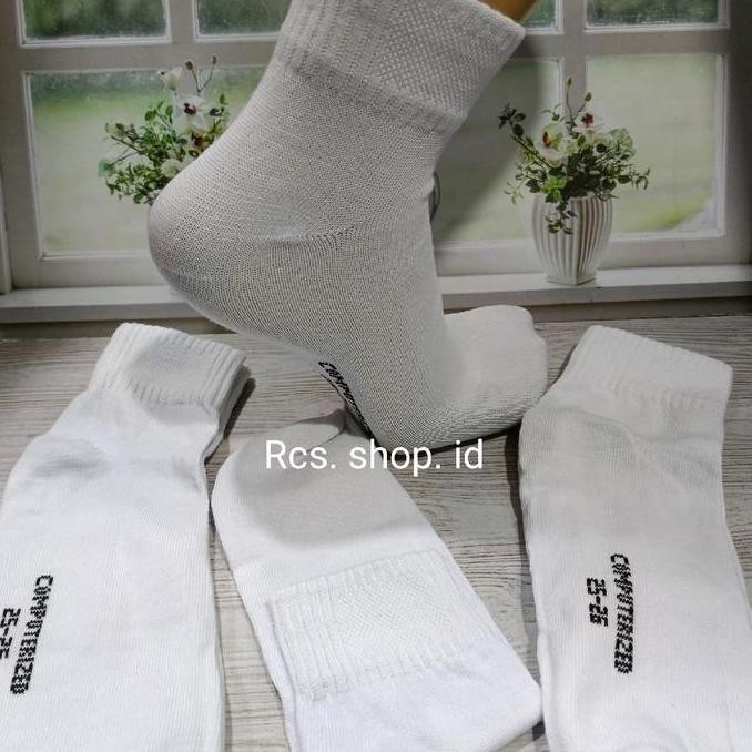 DE101 >> 12pasang kaus kaki pria,  blok hitam dan putih polos, semata kaki Katun tebal pria kerja  p