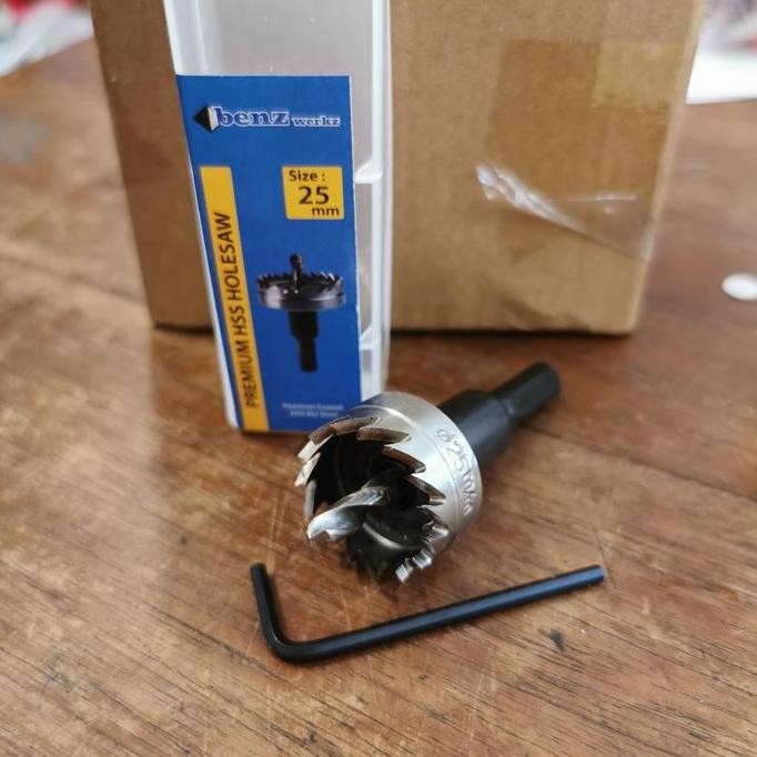 Mata Bor Hole Saw Benz 25mm - Alat Pelubang Lubang Besi 25 mm