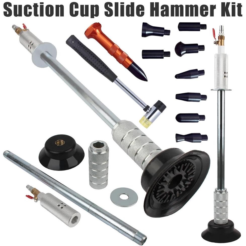 STILZA- Penarik Penyok Pneumatik Udara Alat Palu Geser Perbaikan Penyok Mobil Alat Penghilang Penyok