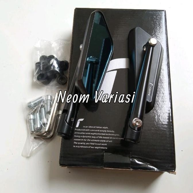 Spion Sircuit Full Cnc Spion Circuit Rizoma Logo R Full Hitam Kaca Biru  Spion Motor Variasi Circuit