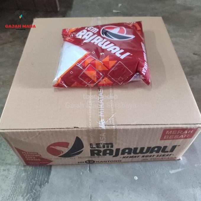 Promo Lem rajawali 1 dus/lem rajawali 1 dus 12 pcs/lem putih COD