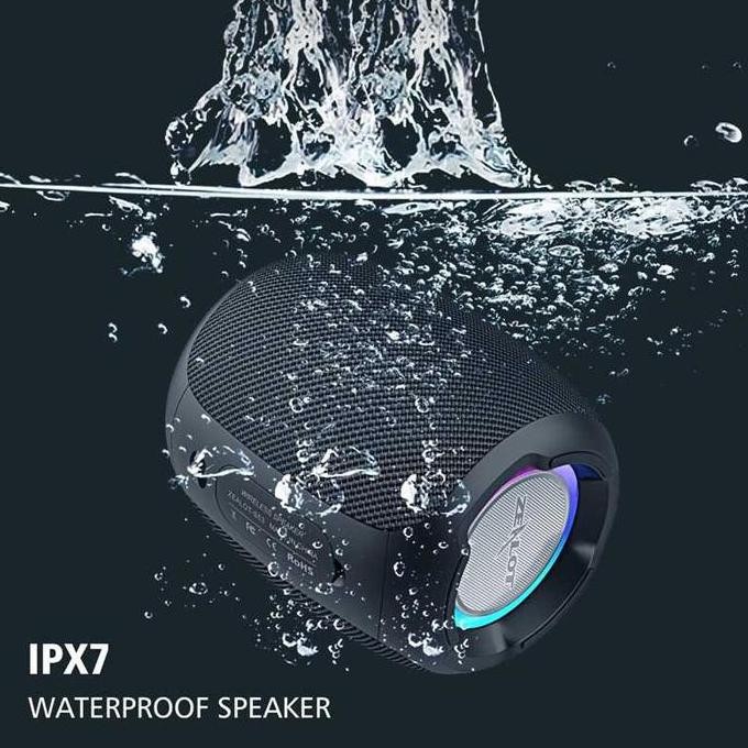 Zealot Speaker Wireless Portable Stereo Rgb Ipx7 Bluetooth 5.0 Suara Kualitas Tinggi - S53 Bass Hita