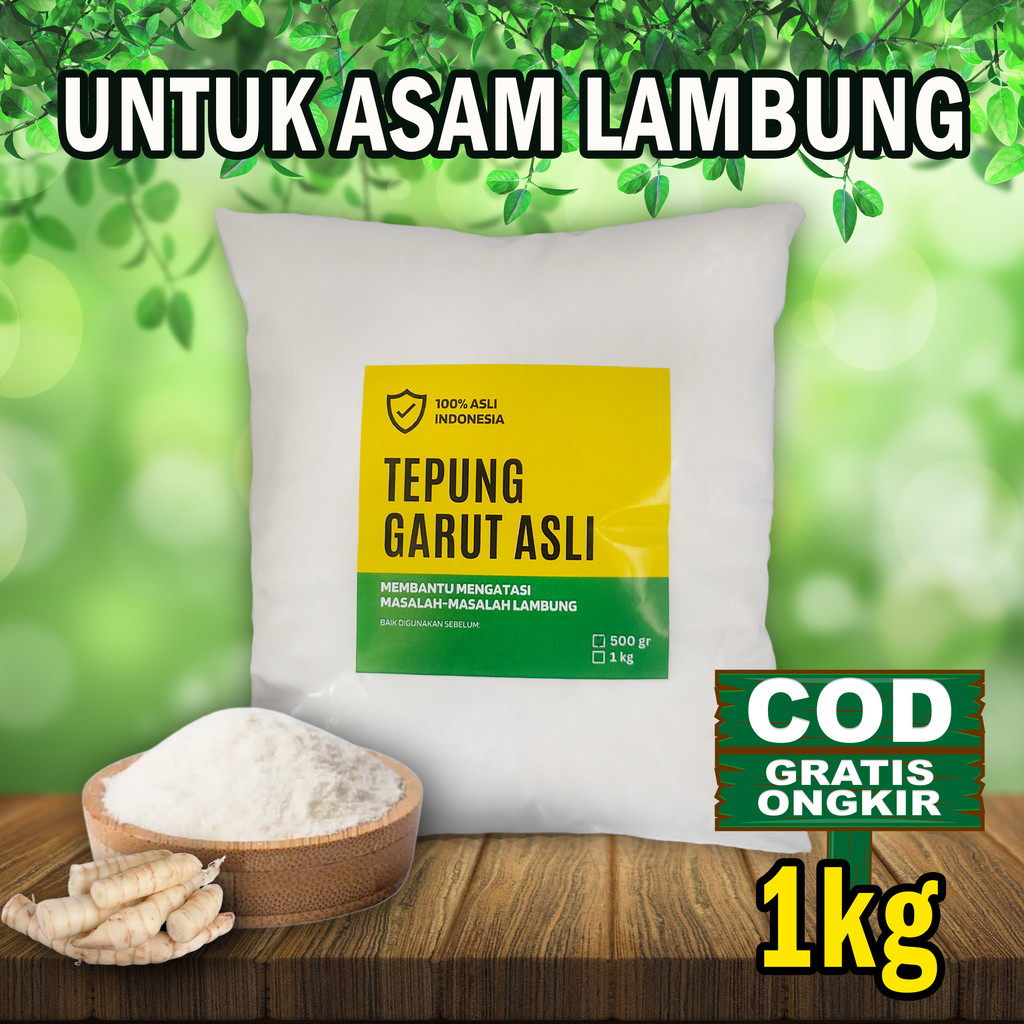 Tepung Pati Garut 1kg Untuk Asam Lambung / Pati Garut / Tepung Garut / Tepung Pati Irut / Pati Garut
