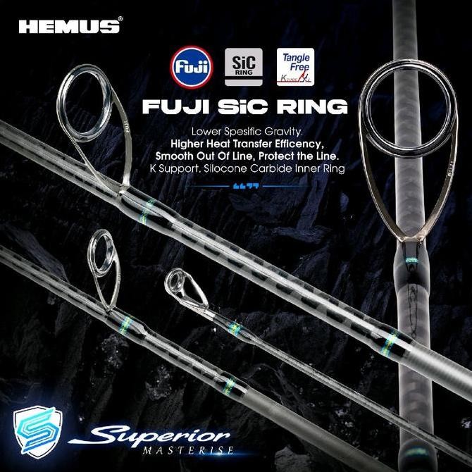 Hemus Superior Masterise Joran Pancing Galatama Fuji Sic K Series Ori