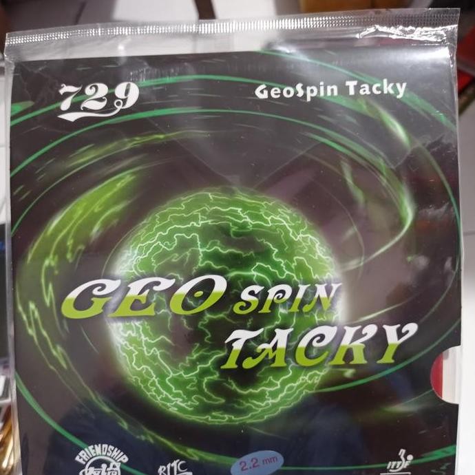TERMURAH - KARET TENIS MEJA 729 GEO SPIN TACKY ORIGINAL
