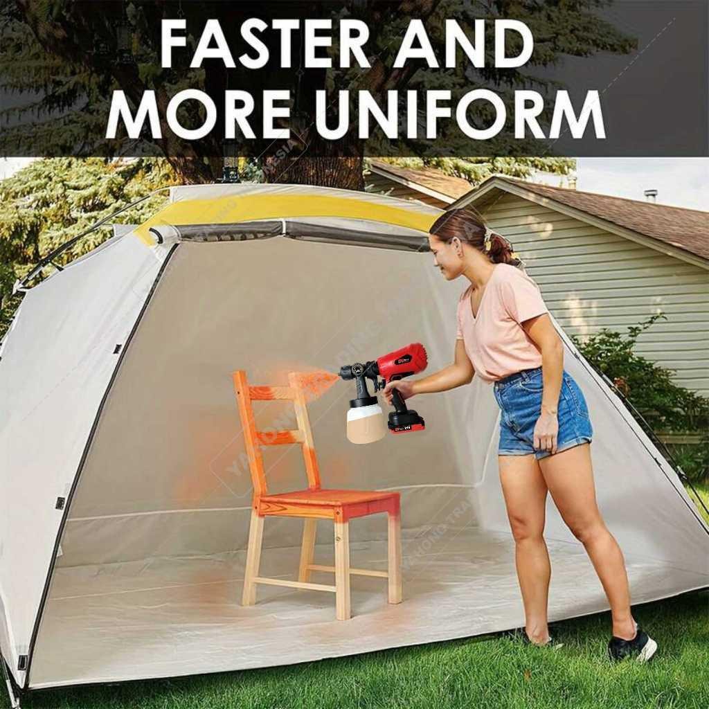 Mesin Cat Baterai Portable Semprot Cat Baterai Cordless Spray Gun Electric SUNC TOOLS **