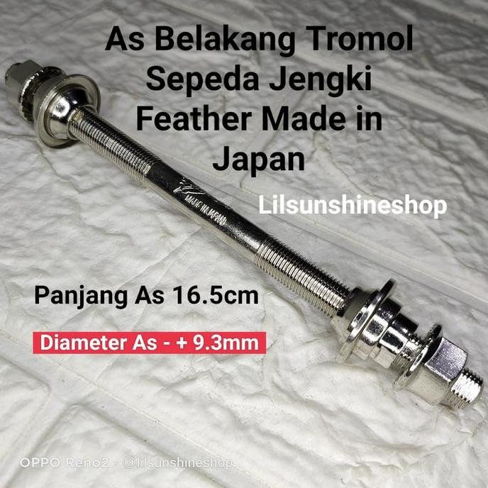 Promo As Tromol Belakang Sepeda Onthel 28 Dan 26 Jengki Feather Japan Cod
