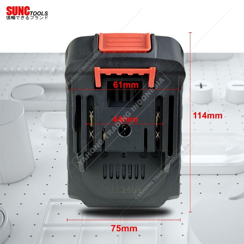 SUNC TOOLS Baterai 21V Batere Batre Mesin Bor / Impact Wrench / Gerinda **