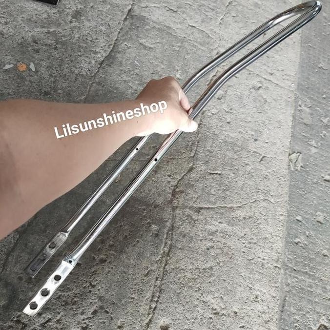 Promo Tiang Sisibar Sandaran Dudukan Jok Sadel Banana Sepeda Lowrider Steel Cod