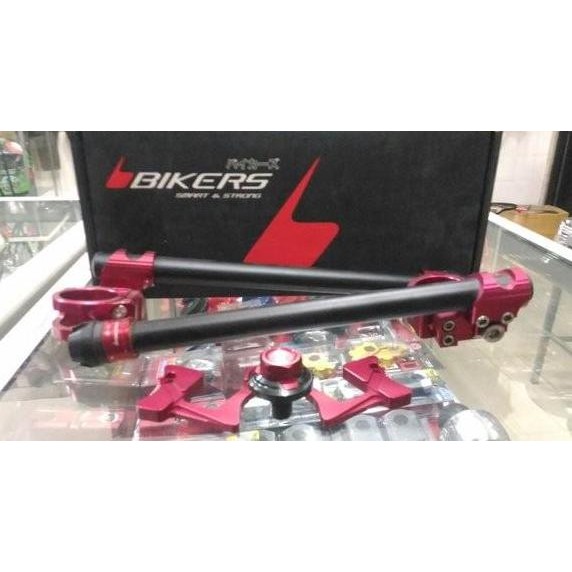 Stang jepit bikers ninja 250 fi ninja 250 karbu stang jepit set biker