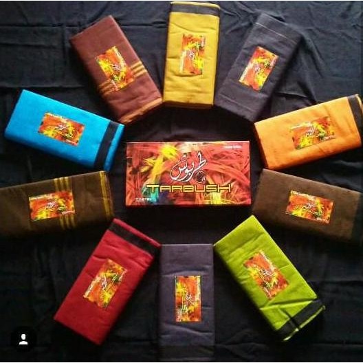 READY STOCK SARUNG TENUN TARBUSH POLOS WARNA 