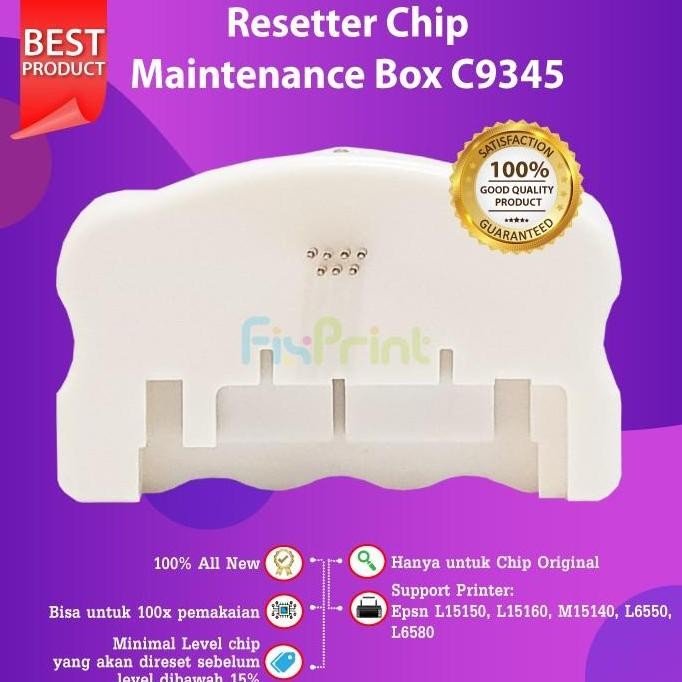 Resetter Maintenance Box C9345 Chip Reset Printer L15150 L15160