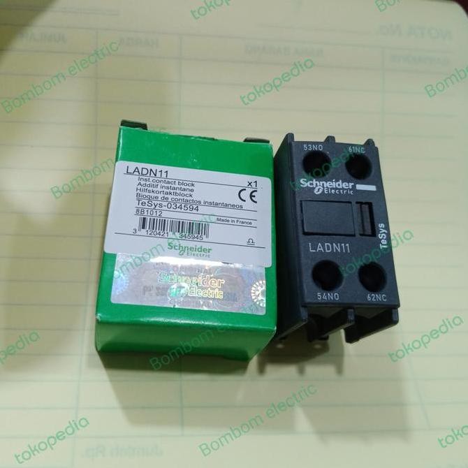 auxiliary contact ladn11 Schneider