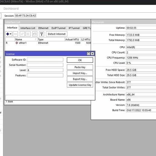SSD Mikrotik Level 6 64Bit (X86_64) Bisa Upgrade/Downgrade - 32Gb
