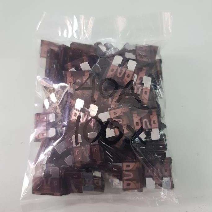 Fuse 40A/Fuse Tancap 40A/Sekering Gepeng 40A/Sekring Tancap 40A Mobil