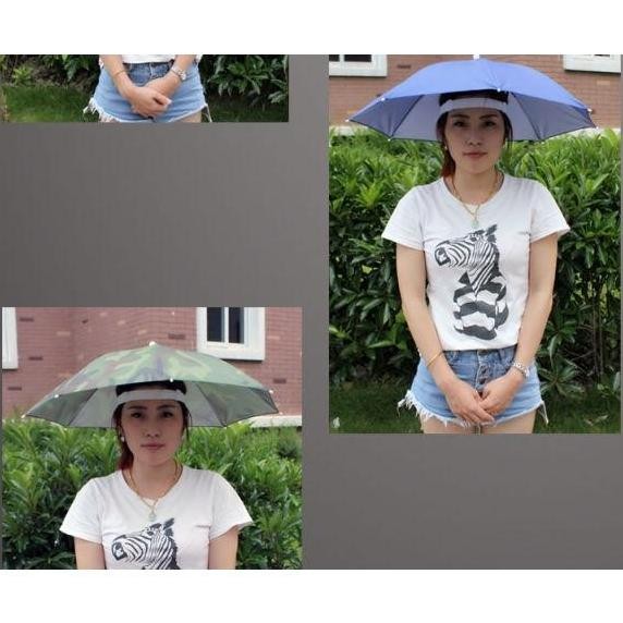 Payung kepala/payung Anti UV/payung serbaguna untuk anak atau dewasa/payung umbrella import/Payung T