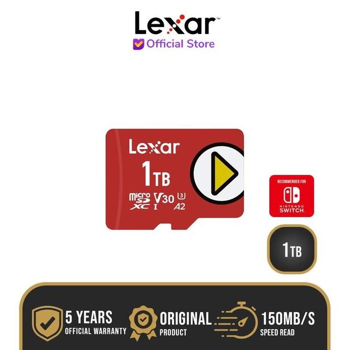 Lexar Play MicroSDXC UHS-I A2 1TB - micro SD 1 TB