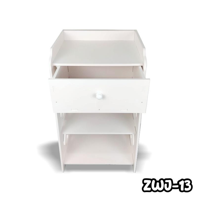 Rak Vintage Susun Serbaguna Model Unik Lemari Kosmetik Tempat Wadah Barang Sisi Ranjang Zwj13