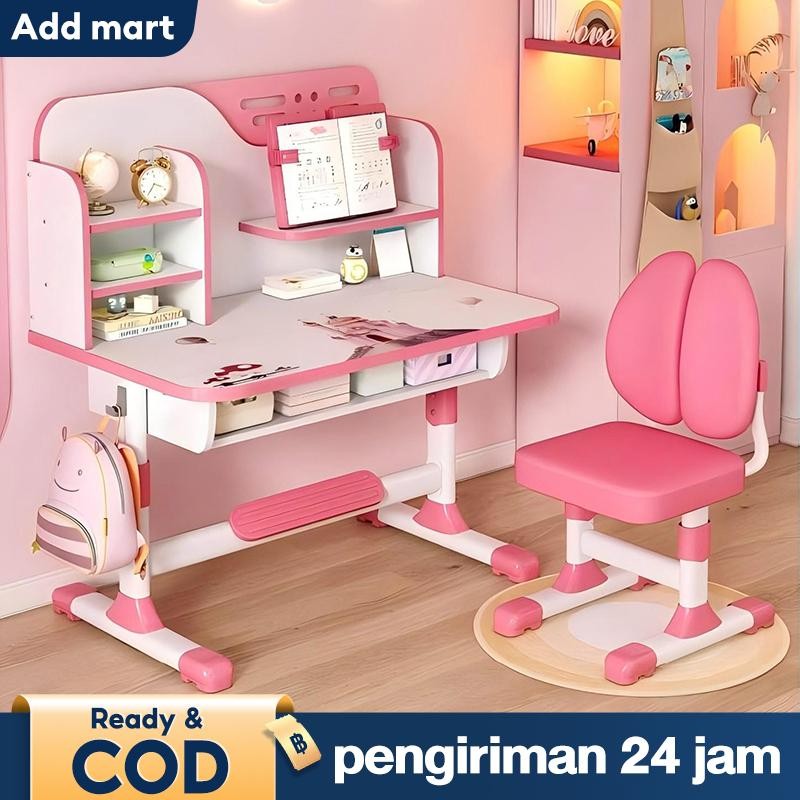 Meja Belajar Anak/Meja Belajar Minimalis/Meja Belajar Aesthetic/Meja Rias