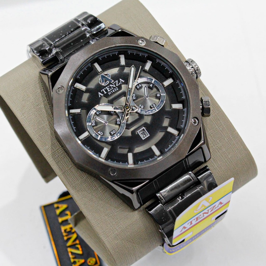 Jam Tangan Pria ATENZA Watch H1432 Tanggal Aktif Fre Box Biasa Sf1123