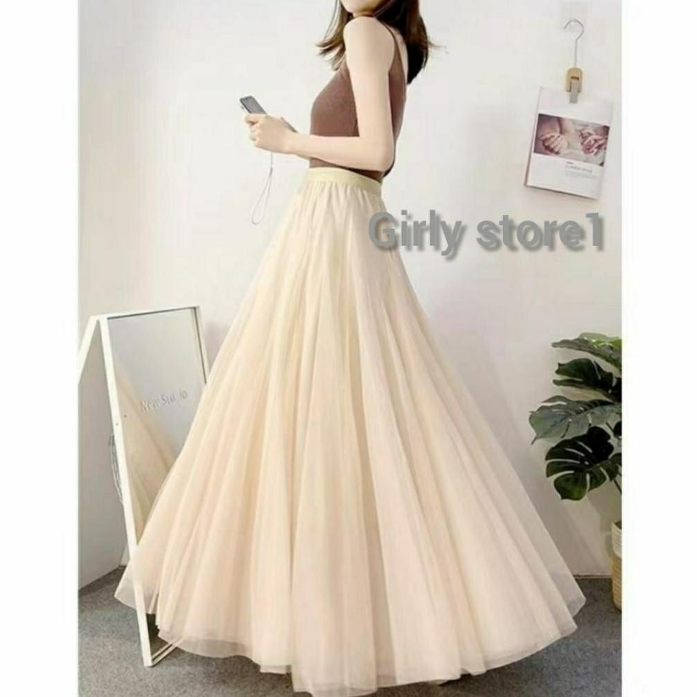 (Bisa COD)ROK TUTU PANJANG IMPORT | ROK TUTU BANGKOK PREMIUM | ROK TUTU ORI BANGKOK | GIRLY STORE1