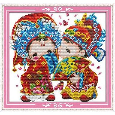 Kristik pola kain pernikahan china