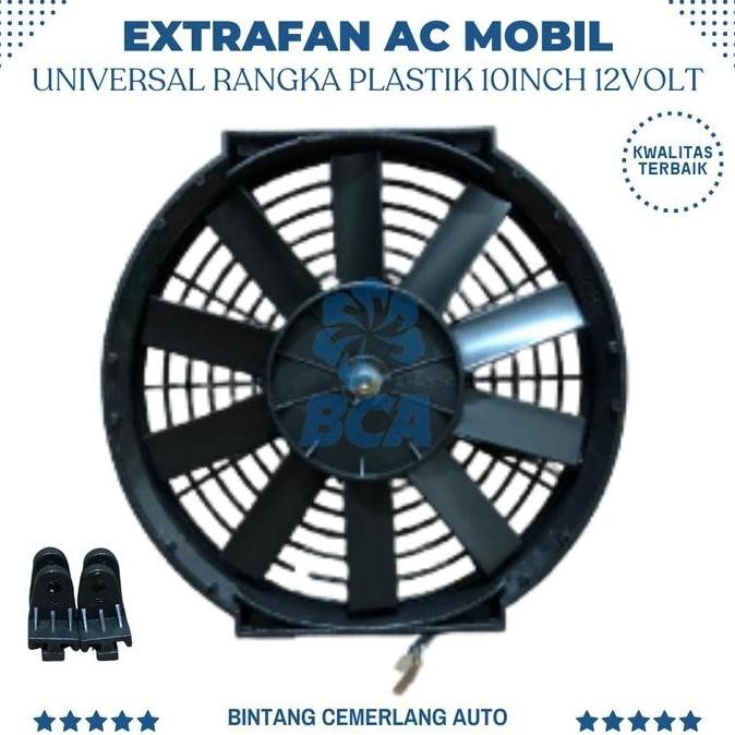 Extrafan 10 Inch Ac Mobil Rangka Plastik Extra Fan Ac 10 Inci