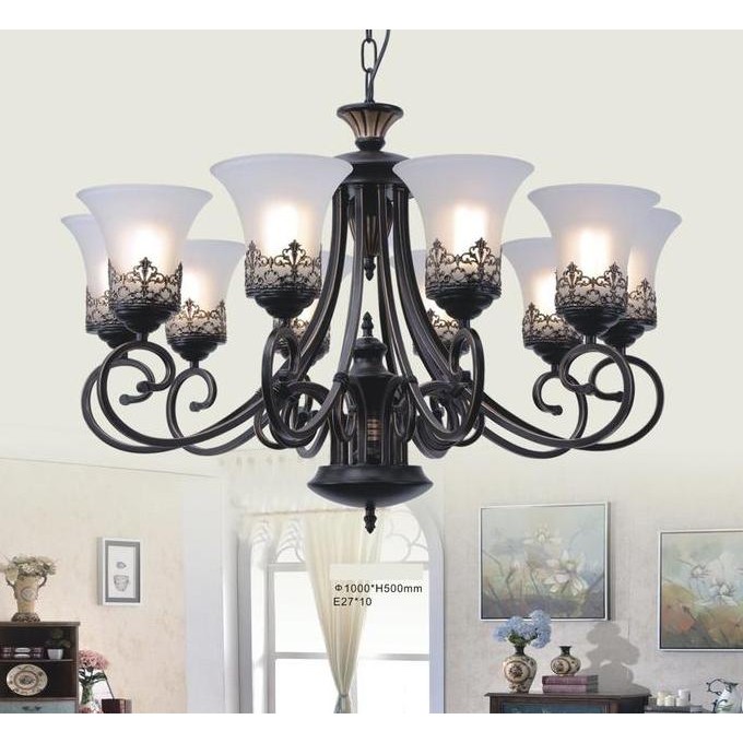 FL 4182 / 10 LAMPU GANTUNG MINIMALIS KLASIK DEKORASI HIAS RUANG TAMU Murah