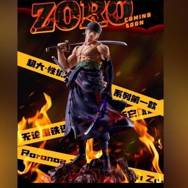RESIN STATUE ZORO WITH HAKI BY DITAISHE STUDIO PATUNG ZORO BAHAN RESIN Murah