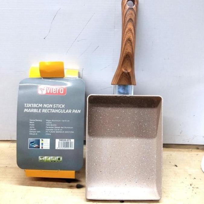 Viera Rectagular Pan/Viera Omelette Pan Marble Anti Lengket
