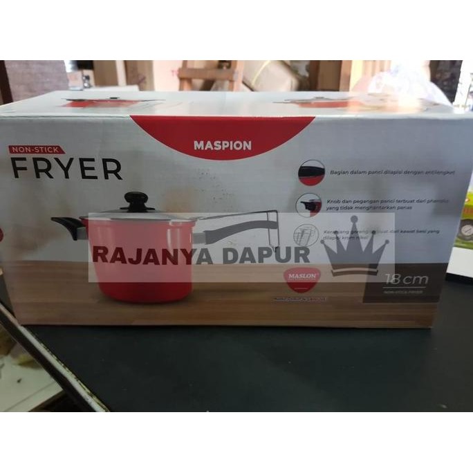 Deep fryer 18 cm maspion / panci penggorengan ayam kentang