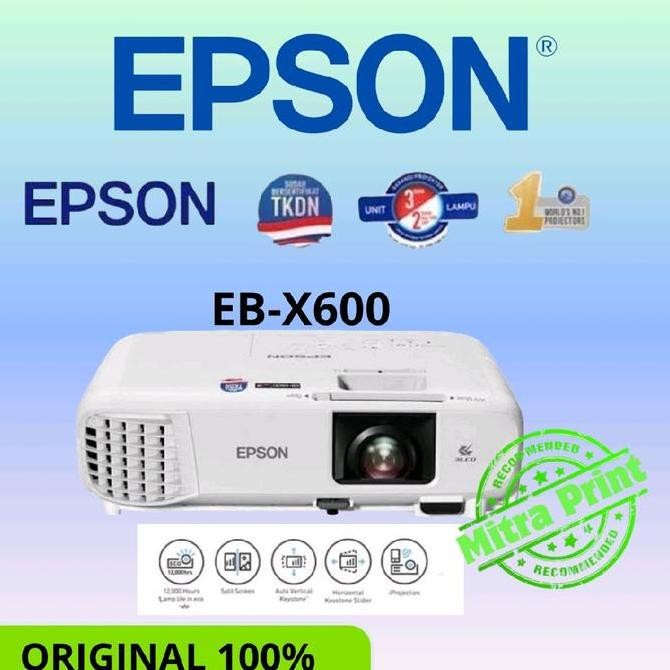 DF176 - PROYEKTOR EPSON EB-X600 EBX600 EB X600 Garansi Resmi