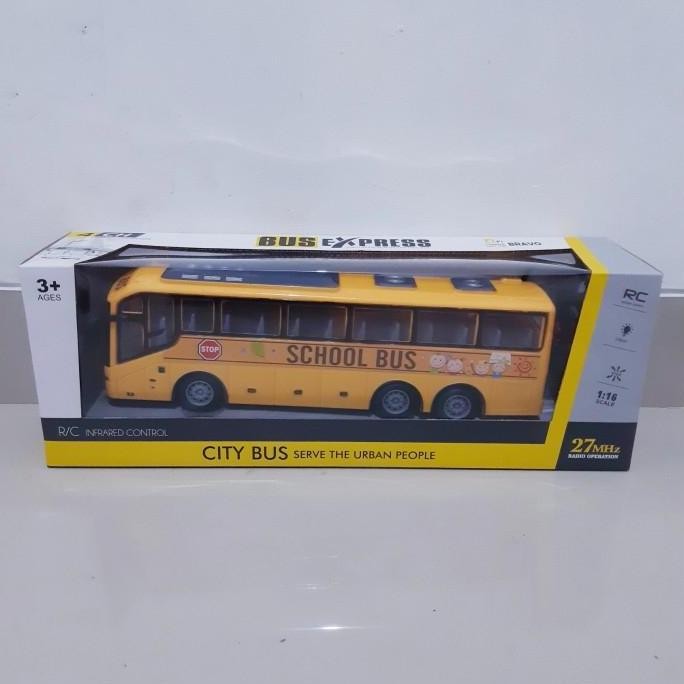 RC CAR BUS BATRE CAS EDUKASI - MAINAN MOBIL BIS REMOTE CONTROL ANAK