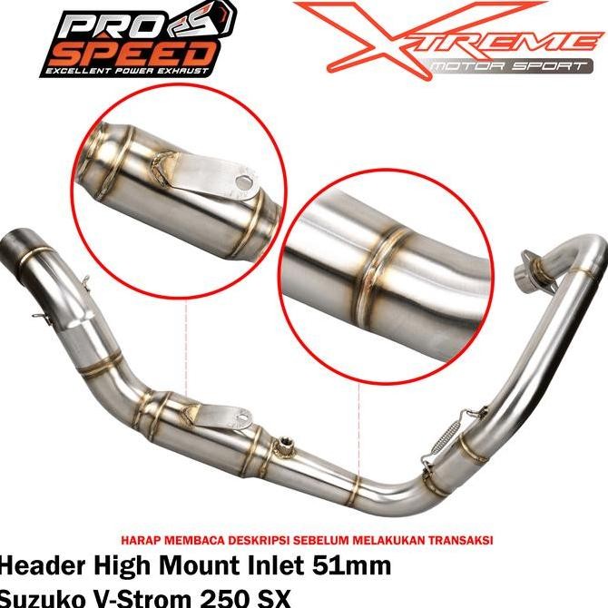 Knalpot Prospeed V Strom Vstrom 250 SX Adventure Fullsystem