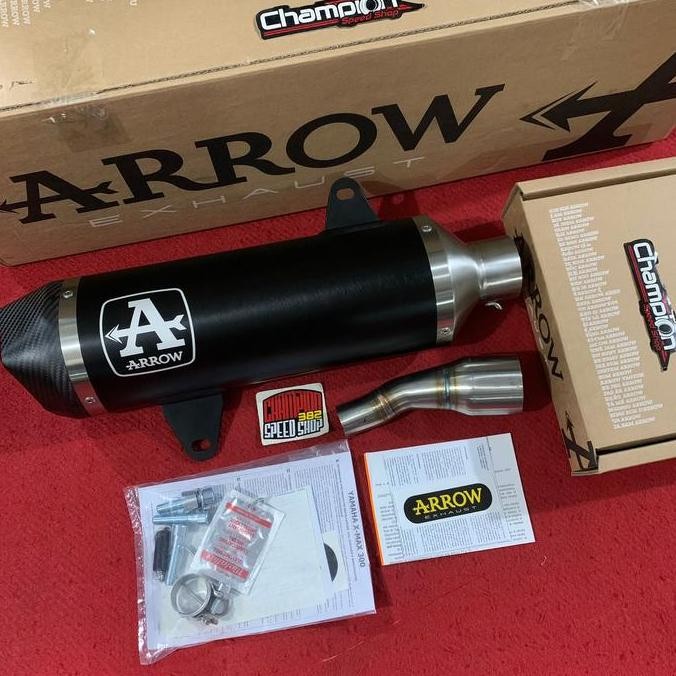 Knalpot Arrow Urban Aluminium Dark New XMAX X-MAX 250 Connected 2023