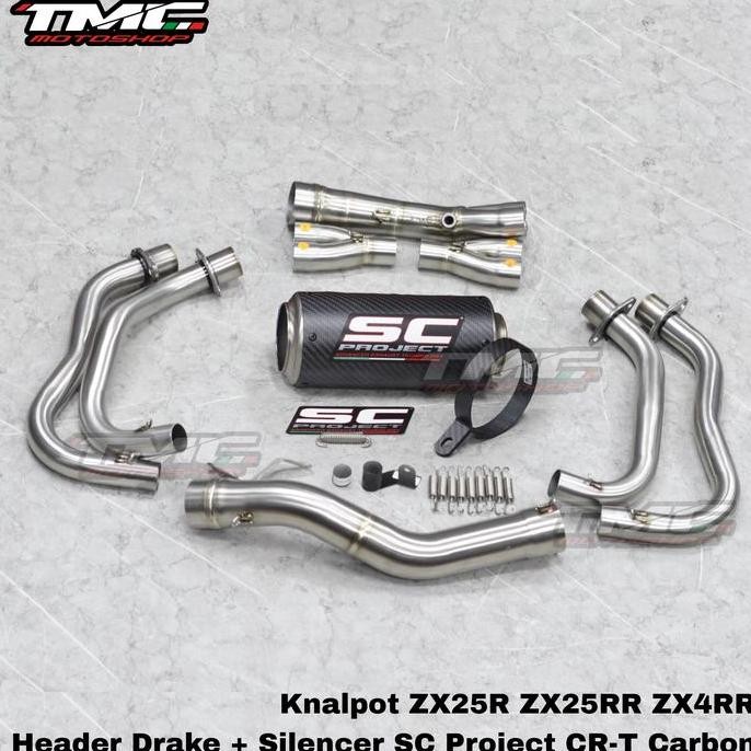 Knalpot ZX25 ZX25R ZX25RR ZX4RR ZX4 SC Project CRT fullsystem